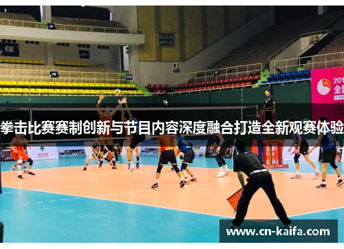 拳击比赛赛制创新与节目内容深度融合打造全新观赛体验